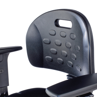 tabouret datelier et de laboratoire noir tabouret avec accoudoirs plastique sans accoudoirs 9