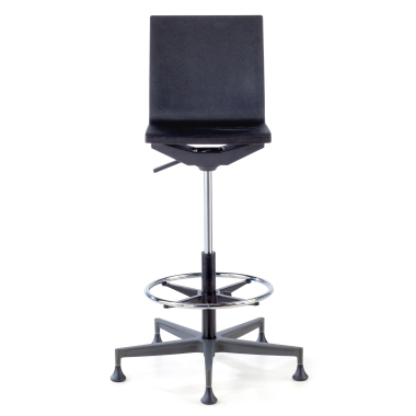 tabouret datelier et de laboratoire noir sans bras plastique sans accoudoirs 7