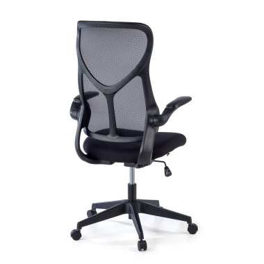 chaise de bureau noir raptor maille accoudoirs rabattables 9