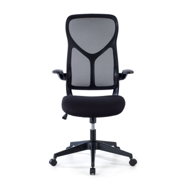chaise de bureau noir raptor maille accoudoirs rabattables 3
