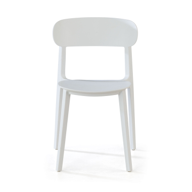 chaise de conference blanc moon plastique sans accoudoirs 3