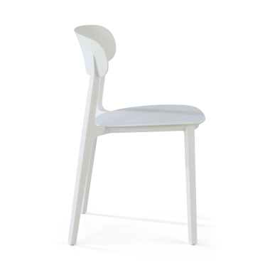 chaise de conference blanc moon plastique sans accoudoirs 4
