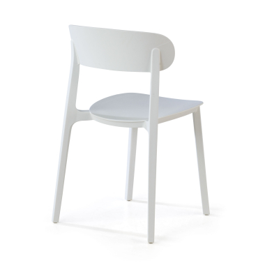 chaise de conference blanc moon plastique sans accoudoirs 7