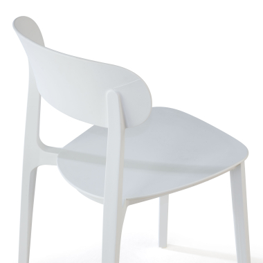 chaise de conference blanc moon plastique sans accoudoirs 6