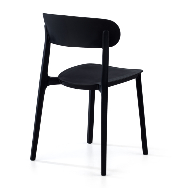 chaise de conference noir moon plastique sans accoudoirs 5