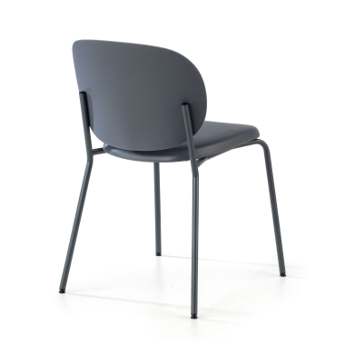 chaise de conference noir mila plastique sans accoudoirs 7