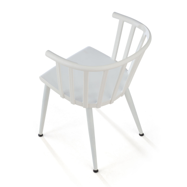 chaise de conference blanc ember plastique sans accoudoirs 7