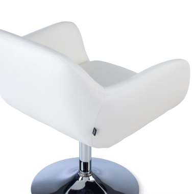 chaise salle d attente blanc space simil cuir accoudoirs fixes 6