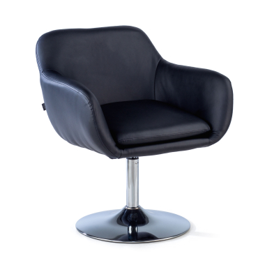 chaise salle d attente noir space simil cuir accoudoirs fixes 1