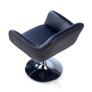 chaise salle d attente noir space simil cuir accoudoirs fixes 6