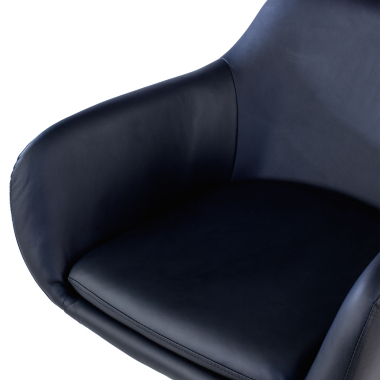 chaise salle d attente noir space simil cuir accoudoirs fixes 7