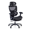 Chaise de Bureau Ergonomique Sakura black, dossier inclinable
