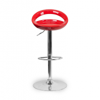 Tabouret de Bar Danko, base métallique, anneau repose-pieds 210850 - (Outlet)