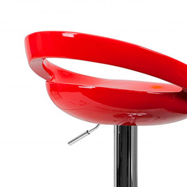 occasion chaise de bureau rouge danko plastique sans accoudoirs 3