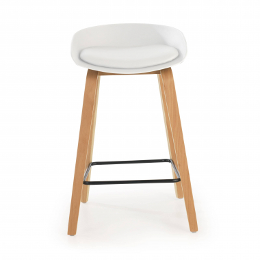 occasion chaise de bureau blanc helsinki simil cuir sans accoudoirs 2