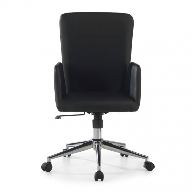occasion chaise de bureau noir bridget tissu accoudoirs fixes 3