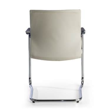 occasion chaise de bureau blanc adele tissu accoudoirs fixes 5