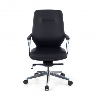 occasion chaise de bureau noir rabat simil cuir accoudoirs fixes 3