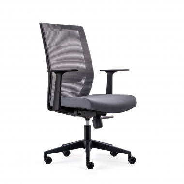occasion chaise de bureau gris kana maille accoudoirs mobiles 1