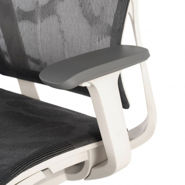 occasion chaise de bureau gris stay maille accoudoirs mobiles 6